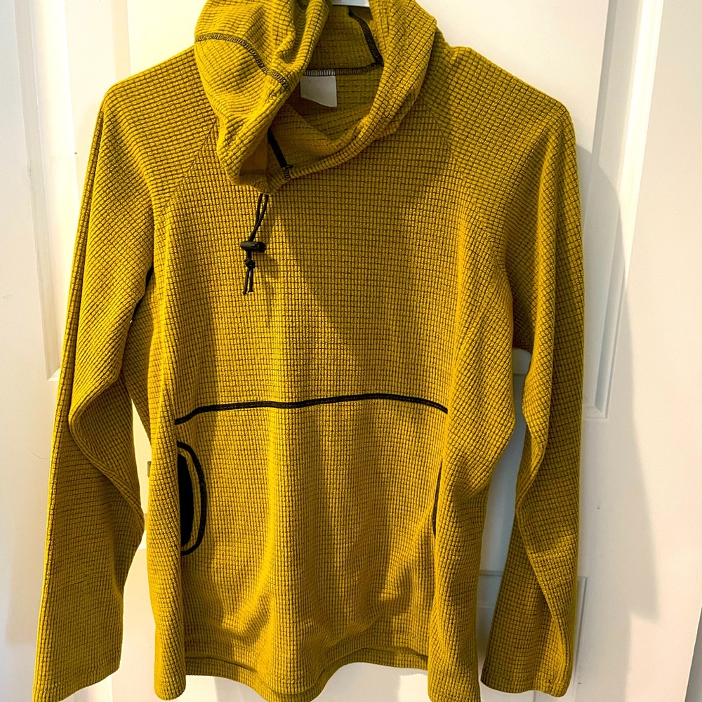 Melanzana microgrid hoodie women’s size M